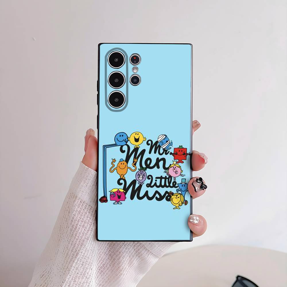 Чехол для телефона Mr Men And Little Miss в подарок для Samsung серии S s21 s22 s23 s24 s25 FE Plus Ultra, мягкий ТПУ, приятный для кожи