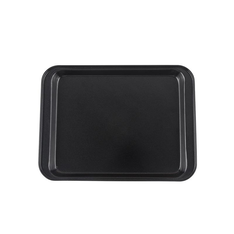Stainless Steel Shallow Baking Pastry Tray Non-Stick Bread Cake Loaf Rectangle Pan BBQ Plate for Fruit Food Dishes Bakeware