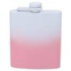 White and Pink Hip Flask 210ml