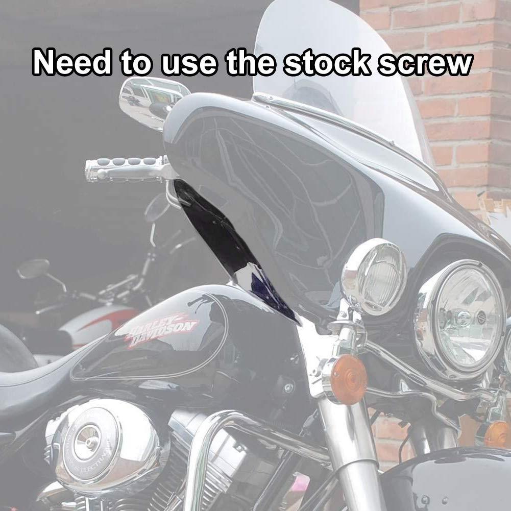 2 шт. обтекатель, дефлекторы воздуха, боковые крылья, боковая крышка лобового стекла, щит, совместимый с Harley Dark Smoke 1996-2013 гг.