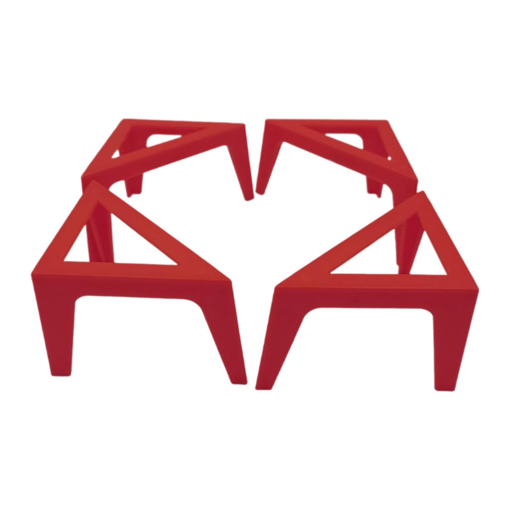 4Pcs Canvas Stands for Painting Mini Canvas Feet Risers Canvas Support Stands for Pouring Paintings Drawing Supplies