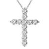 New Factory Wholesale Fashion 925 Sterling Silver Jewelry Charm Elegant Women Shiny Crystal CZ Necklace Jewelry Wedding Cute