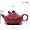 Высококлассные чайные горшки Исин, ​​чайник из фиолетовой глины, необработанная руда, Dahongpao, красивый чайник, китайский знаменитый бутик-чайный набор ручной работы, подарок 330 мл