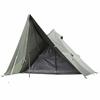 BUNDOK Solo Teepee 1 TC BDK-75TC [For 1 Person] Khaki Color One Pole Tent Blend Cotton Full Close Skirt Roll-up Type