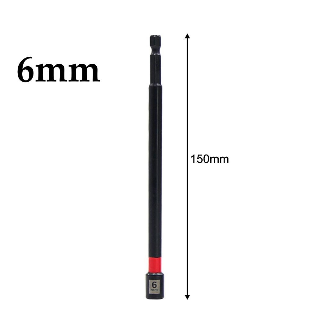 Essential Toolset Five Piece Magnetic Long Nut Drivers Each Length Six Inches