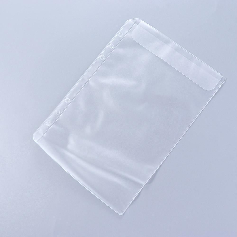 with Flap Sticker Storage Bag Binder Zipper Folders Notebook Binder Loose Leaf Bags Binder Pockets