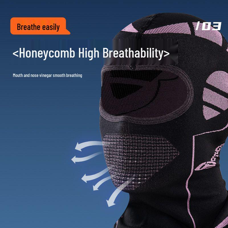 Зимняя маска для велоспорта и лыж: Толстая, Теплая, Дышащая, Ветрозащитная Балаклава/Шарф-труба