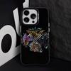 Крутой чехол для телефона M-Monster H-Hunter Для iPhone 11,12,13,14,15,16,17,Pro,Max,Plus,E,Air,Mini IMD Матовый черный