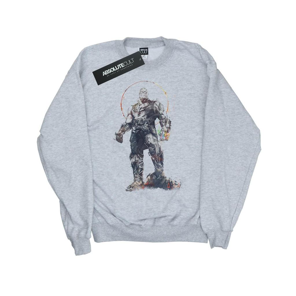 Marvel Boys Avengers Infinity War Thanos Sketch Sweatshirt