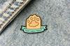 New Enamel Pin Cute Dog Paws Dog Metal Pin Gift Birthday 1 Piece