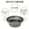 Чугунная фритюрница Maruyama Giken Agetensai, 24 см, 3,1 л, с ситом, AG-04, совместима с индукционными и газовыми плитами, для жарки во фритюре, темпуры и т. д., Произведено в