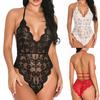 New Sexy Women Lace Bodysuit Sexy Teddy Lingerie Jumpsuit Backless Underwear