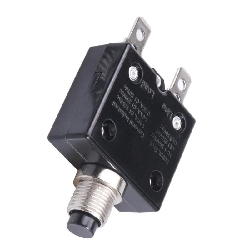 15A Circuit Breakers Manual Resets Thermals Overloads Protectors 125 250V 50V for Projects Supplies and Maintenance