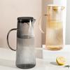 Vertical Stripes Glass Cold Kettle Heat-resistant Large-capacity Water Bottle Home Pitcher Juice Drink Carafe Teapot Jug