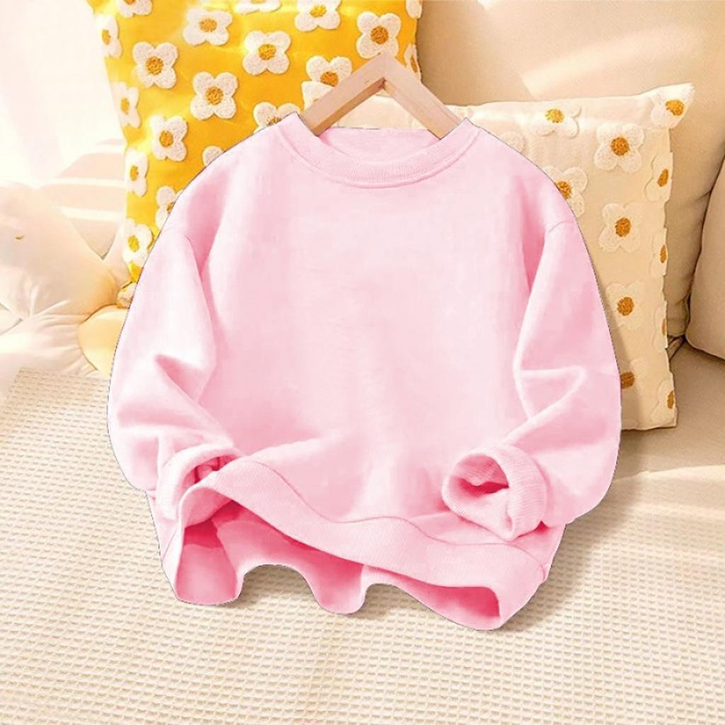 Boys' And Girls' Fleece Hoodie Autumn/Winter Children's Solid Color Warm Clothing Children's Fleece Hooded Top
