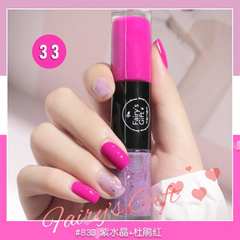 Двойной лак для ногтей быстро сохнущий