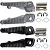 Передние подножки для мотоцикла Kawasaki NINJA ZX6R ZX636 ZX9R ZX10R ZX12R 250R EX250 ER6N ER6F ER6 650R EX650 GTR1400