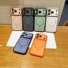 Двухцветный магнитный чехол с покрытием Soft-Touch для iPhone 17Pro/16Pro Max - Контрастная версия 14/15P