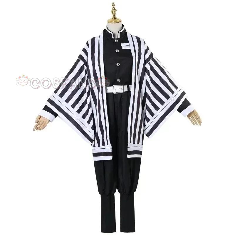 Аниме Demon Slayer Kimetsu No Yaiba Iguro Obanai Haori кимоно косплей костюм парик змея реквизит белый костюм на Хэллоуин