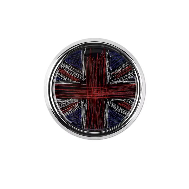 3D Metal Car Front Grille Emblem Badge Sticker For MINI JOHN Cooper S Works JCW R56 R60 R61 F50 F54 F55 F56 F60 Auto Accessories