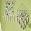 1 Set Hanging Pictures Style Organizer Tassels Hand-woven Solid Color Nordic Bohemian Wall Tapestry