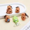 Креативный забавный рюкзак, подвески, брелок в виде капибары, мультяшный милый кулон из смолы, автомобильный брелок, сумка, подвесные аксессуары для девочек, подарок