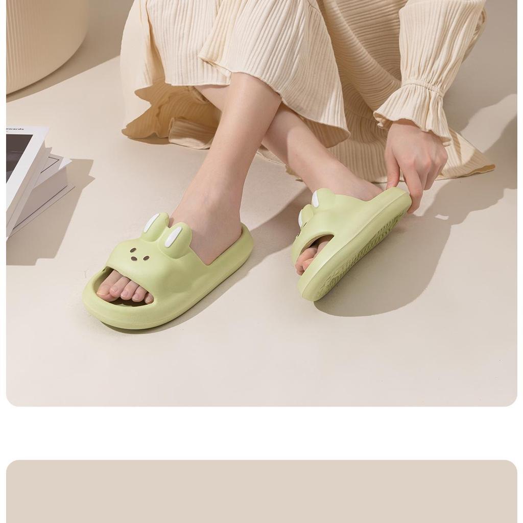 Женские нескользящие мягкие тапочки Jieliya - Летний стиль 2025, для дома и душа