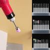10pcs Diamond Milling Cutter for Manicure Set Nail Drill Bits Mill Cutters for Removing Gel Varnish Nail Art Accessories