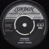 7-дюймовая пластинка SAMMY TURNER - Paradise 45HLX9062 London Records, 1960 Великобритания Рок Б/У