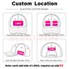 SLECKTON Custom Baseball Cap Fashion Letter Embroidery Sun Hat for Women and Men Cotton Design LOGO Wholesale Unisex Caps