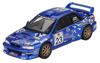 Sunrich MINI GT Масштаб Subaru Impreza WRC99 Ралли Акрополис 2000 Готовая модель 1/64 №23 (Левый руль) MGT01078-L