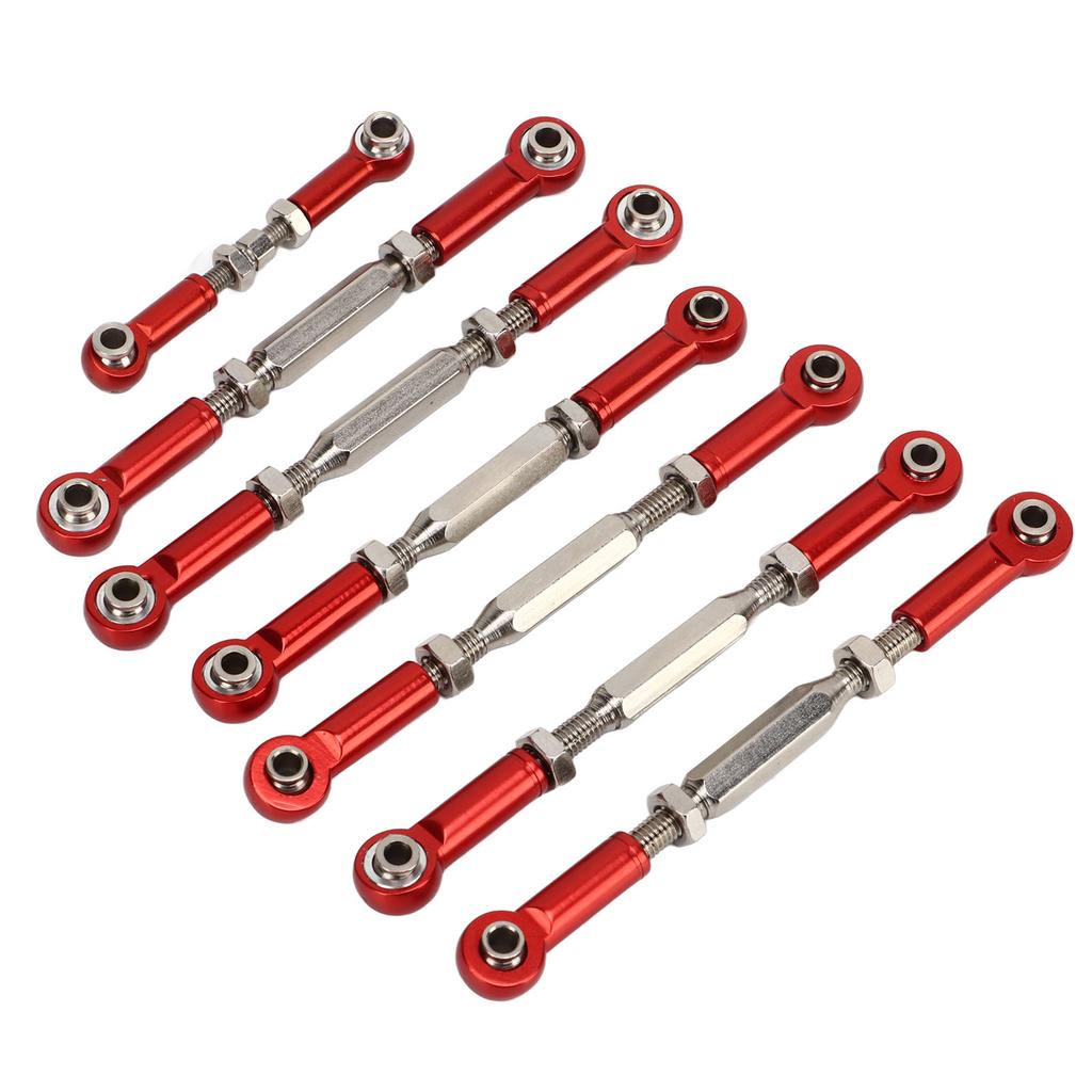 RC Car Tie Rods Full Set Aluminium Alloy Steel Turnbuckles for Traxxas SLASH 1 10 Short Course Upgrade Parts Red