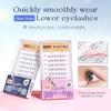 Natural Look Pre-Glue Lower Eyelashes Soft&Lightweight Self Adhesive Lash Large Volume For Choose