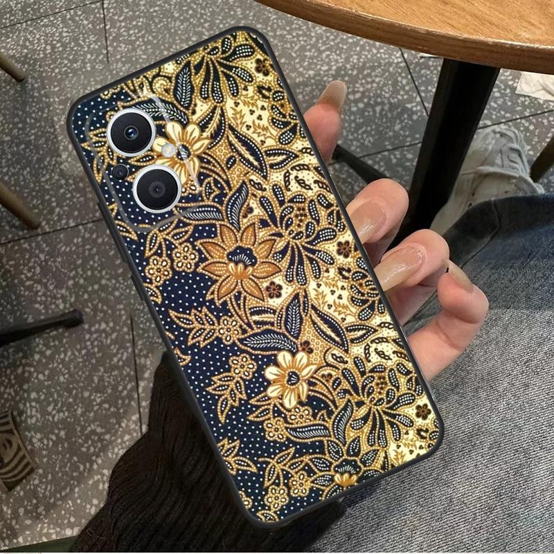 Батик Рисунок Для OPPO Reno 14F 13F 12F 11F 10 11 12 13 14 Pro 7 8 Lite 8T OPPO Find X5 X6 X8 X9 Pro Чехол