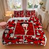 Betty Boop Print 3Pcs Bedding Setduvet Cover With 2 Bedropillowcase Home Birthday Gift
