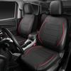 Housses de siège de voiture en cuir universelles, ensemble complet ou paire avant, style simple, respirantes, pour la plupart des véhicules