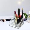 1PC 9-grid Lipstick Storage Box Desktop Transparent Lip Gloss Storage Box Display Rack Minimalist Lipstick Rack