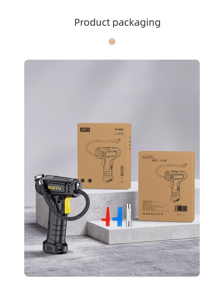 Wireless High-Pressure Electric Car Tire Air Pump