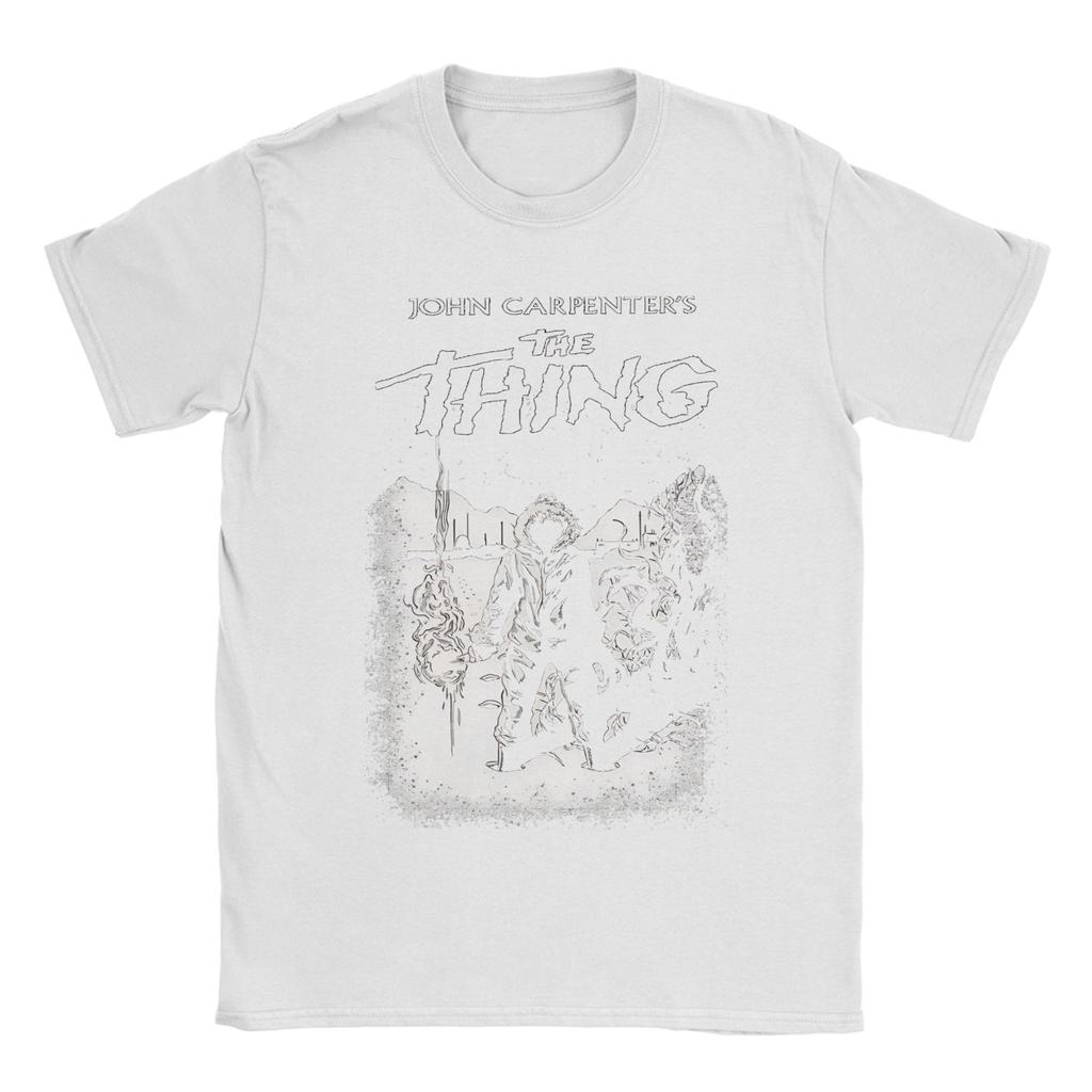 1982 jc The Thing Movie Unisex T Shirts Awesome Tee Shirt Short Sleeve O Neck TShirt Cotton Gift Idea Clothes