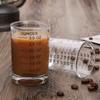 90/120Ml Heat-Resistant Glass Measuring Cup Milk Jigger Glass Ounce Cup With Handle For Espresso Coffee Barista Accessories