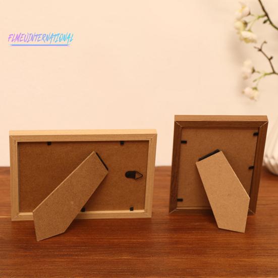 8/10-дюймовая деревянная фоторамка - стеклянная задняя поддержка высокой четкости, современный сверхмощный настольный дисплей, декоративная рамка, товары для дома