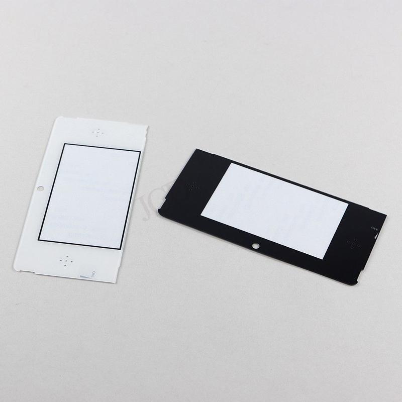1PCS Top Screen Glass/Plastic Lens with Strong Adhesive Replacement Front LCD Cover For Retro Handheld Game Console