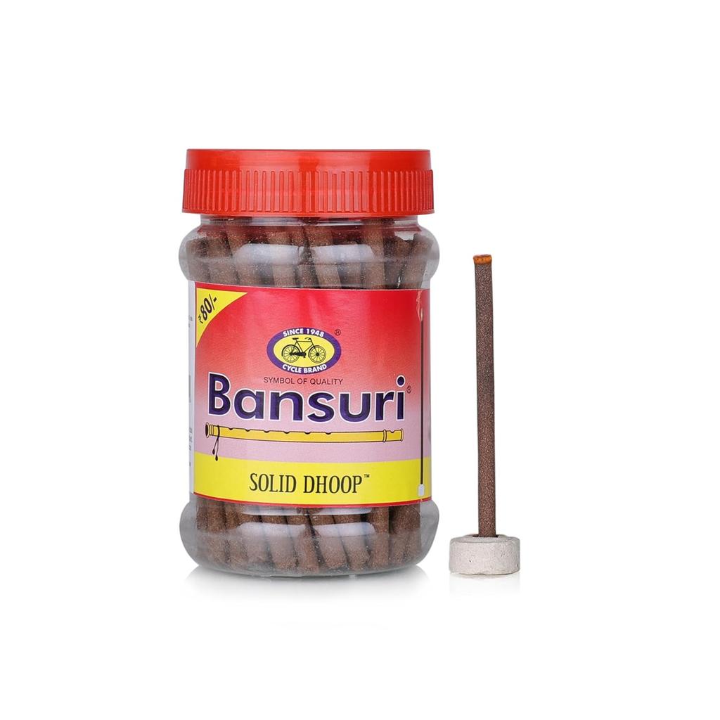 Cycle Pure Bansuri Bambooless Dhoop Sticks 4 упаковки по 100 г каждая Ручной работы для Пуджи Медитации Йоги