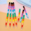 Складывающиеся мелки 12 цветов, мелки-конструктор, искусство, сделай сам, рисование, граффити, канцелярские товары для офиса и школы, подарки для студентов ZYF