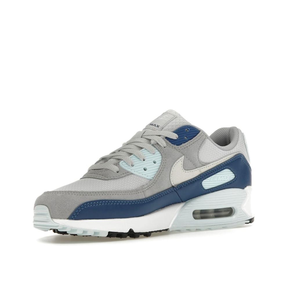 Nike Air Max 90 Glacier Blue Men Sneakers Grey Pure-Platinum White FN6958-001