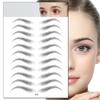 Water Transfer Eyebrow Sticker Long Lasting Waterproof Makeup 6D Hair-like Eyebrows Tattoo Stickers