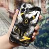Pokemons Umbreons Gengars Draw Case For Apple iPhone 17 16 15 14 13 12 11 Pro Max X XS 7 8 Plus 17 Air 17Pro Back Cover Silicone