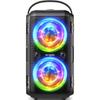 80 Вт Громкий Bluetooth Супер Глубокий Огромный 105 дБ Портативный Party Смешанный Цвет LED 24 часа Bluetooth USB TF W-KING Динамик, Бас, Звук, Динамик, Освещение, Время Работы,