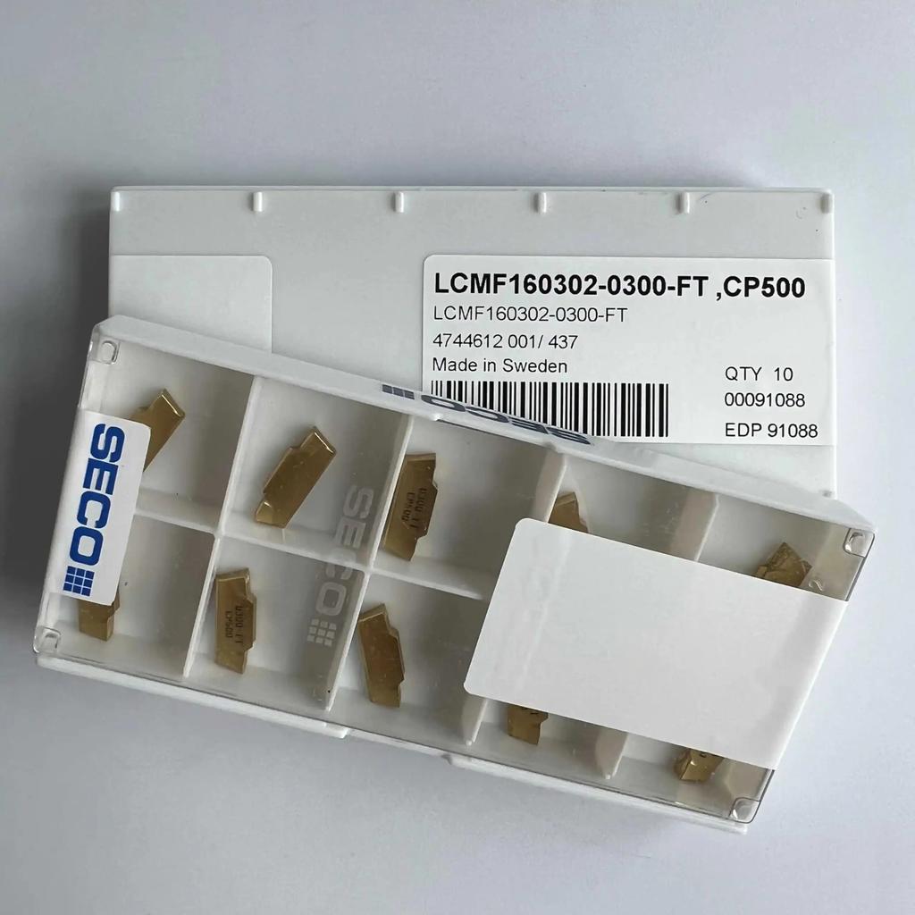Seco / LCMF160302-0300-FT,CP500 /Original Genuine CNC Alloy Blade 10 PCS