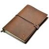 Carnet De Voyage - Wanderings - Cuir Marron - 21,59x15,24cm - Rechargeable